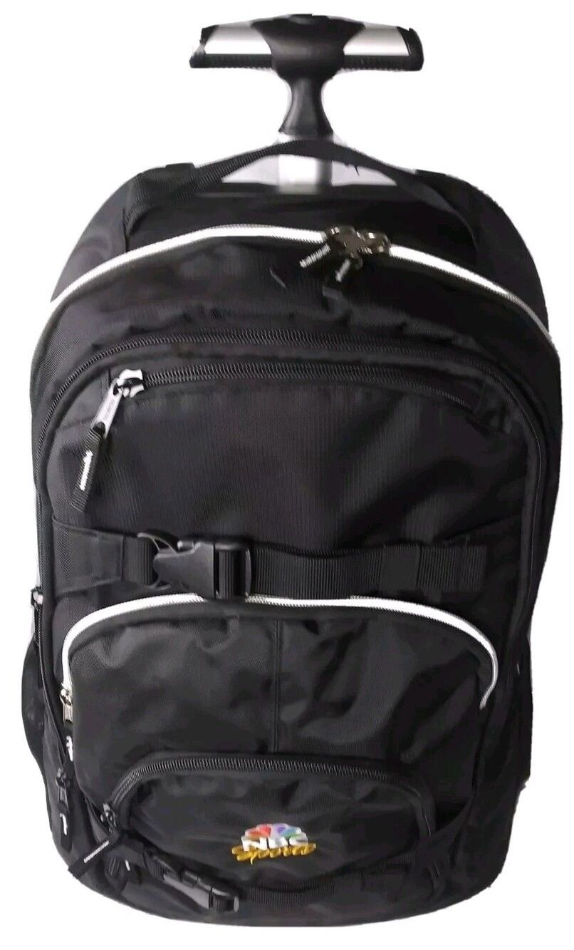 OGIO Commuter Backpack Wheeled Carry-on Rolling Bag Luggage 20in~NBC Sports Logo